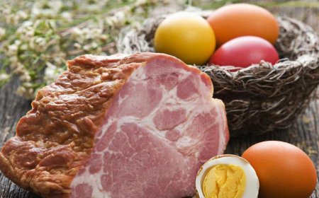 Húsvéti sonka tormával