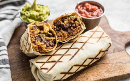 Burrito babbal és sajttal