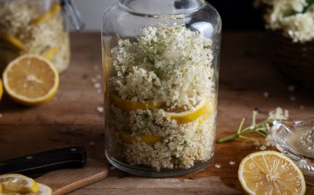 Citromos bodzaszörp